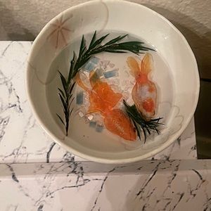Resin art decore, unique art, decorative resin, resin goldfish